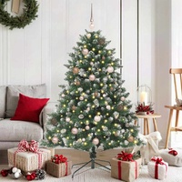 Artificial Christmas Tree with 150 LEDs with Stand Green 150 cm