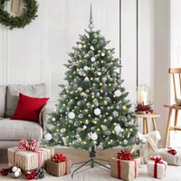 Artificial Christmas Tree with 150 LEDs with Stand Green 150 cm
