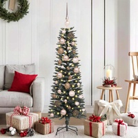 Artificial Christmas Tree with 150 LEDs with Stand Green 120 cm
