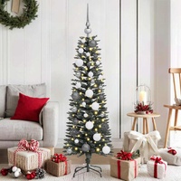 Artificial Christmas Tree with 150 LEDs with Stand Green 120 cm