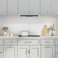 Kitchen Backsplash 2 pcs Transparent 90 x 40 cm Tempered Glass