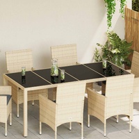 Table Top 4 pcs Black Glass