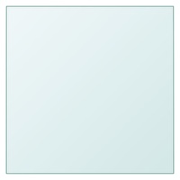 Table Top Transparent 50x50 cm Tempered Glass