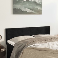 Headboards 2 pcs Black 72 cm Velvet
