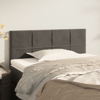 Headboard Dark Grey 100 cm Velvet