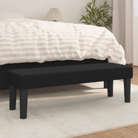 Bench Black 100x30x30 cm Fabric