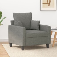 Sofa Chair Dark Grey 60 cm Fabric