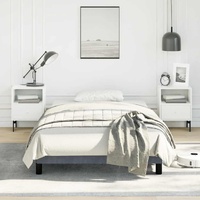 Bed Frame without Mattress Dark Grey King Single Velvet