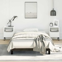 Bed Frame without Mattress Black King Single Velvet