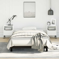 Bed Frame without Mattress Black King Single Size Velvet