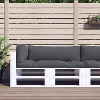 Pallet Cushions 3 pcs Anthracite Fabric