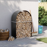 Log Holder Anthracite 80x45x120 cm Galvanised Steel