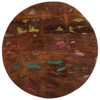 Table Top Ø 60x1.5 cm Round Solid Wood Reclaimed
