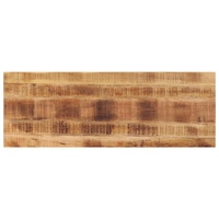 Table Top 140x60x1.5 cm Rectangular Solid Wood Rough Mango