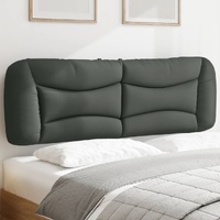 Headboard Cushion "Hvar" Dark Grey 152 cm Queen Fabric