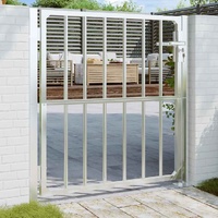 Garden Gate 85x95 cm Stainless Steel