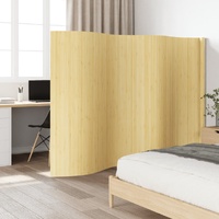 Room Divider Light Natural Width 400 cm Height 165 cm Bamboo