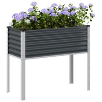Garden Planter Anthracite 100x41x90 cm Steel