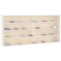 Wooden Collector's Display Case with Doors 80x8.5x37cm
