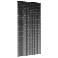 Insect Door Curtain Dark Grey 90x220 cm Bamboo