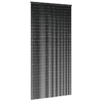 Insect Door Curtain Dark Grey 100x220 cm Bamboo