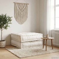 Modular Sofa Unit Cream 70x70x36 Fabric