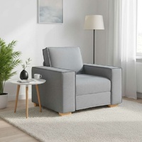 Sofa Chair Light Grey 100x78x84 cm Fabric