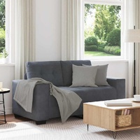 Loveseat Sofa Dark Grey 160x77x82 cm Velvet
