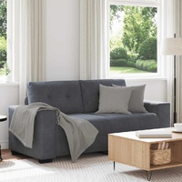 Loveseat Sofa Dark Grey 180x77x82 cm Velvet