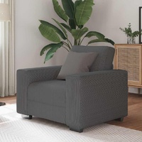 Sofa Chair Dark Grey 60 cm Corduroy Fabric