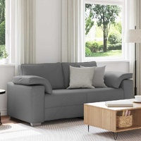 Loveseat Sofa Dark Grey 180 cm Fabric