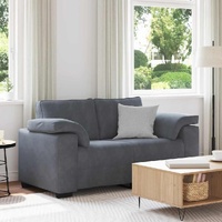 Loveseat Sofa Dark Grey 160x77x82 cm Velvet