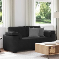 Loveseat Sofa Black 180x77x82 cm Velvet