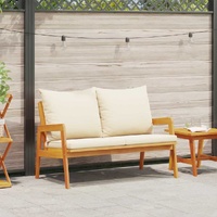 Garden Bench with Cushions 115x65x71 cm Solid Acacia Wood