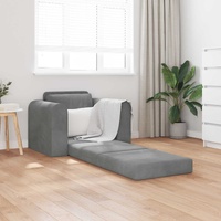 Sofa Bed Dark Grey 98 x 71 x 83 cm Velvet