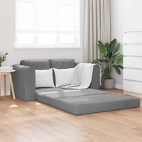 Sofa Bed Dark Grey 148 x 71 x 83 cm Velvet