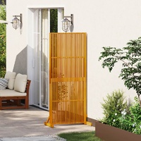 Privacy Screen Indoor/Outdoor 180.5 cm Solid Acacia Wood