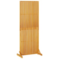 Privacy Screen Brown 79,5 x 50 x 200 cm Solid Acacia Wood