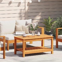 Side Table Oil Natural 90 x 50 x 45 cm Solid Acacia Wood