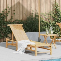 Sun Lounger 55x199x30 cm Bamboo