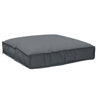 Cushion Anthracite 80 x 80 x 12 cm Oxford Fabric