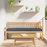 Pallet Cushion Anthracite 180 x 40 x 8 cm Oxford Fabric