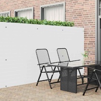 Garden Fence Double-Sided White 1.8x5 m PVC