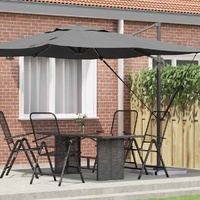 Roma Umbrella Anthracite 286 x 284 x 265 cm