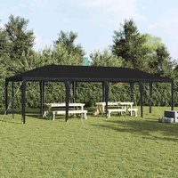 Party Tent Anthracite 800 x 400 x 266 cm Polyethylene and Steel