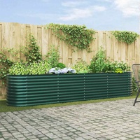 Raised Bed Green 400 x 80 x 81 cm Steel