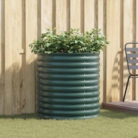 Raised Bed Green 80 x 80 x 81 cm Steel