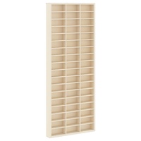 Wall Display Case Beige 30 x 4,5 x 75 cm Engineered Wood