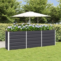 Planter Anthracite 240 x 40 x 75 cm Steel