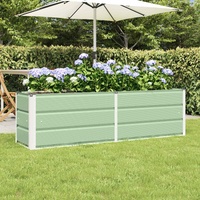 Planter Green 160 x 40 x 45 cm Steel